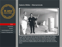 Tablet Screenshot of galerie-moeller.de